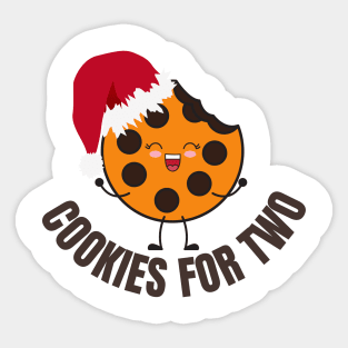 cookies for two Sticker